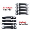 For Toyota Alphard 2003 - 2012 Abs Silver Black and Carbon Fiber Car Door Handle Cover Trim Car Accessories Exterior Decorate