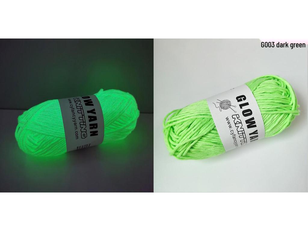 Leuchtendes 2mm geflochtenes Garn zum Häkeln & für DIY-Projekte