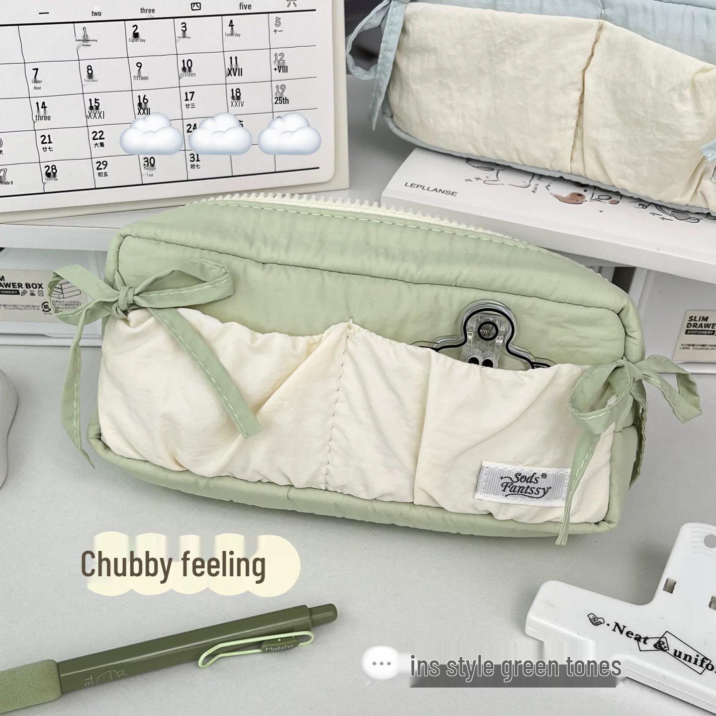 

Naihu Waterproof Large Capacity Stationery Bag for Middle and High School Girls