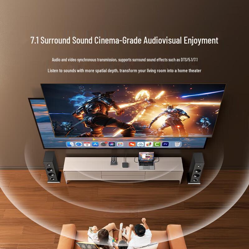 SAMZHE KVM-10 2-Port HDMI 2.0 KVM Switch