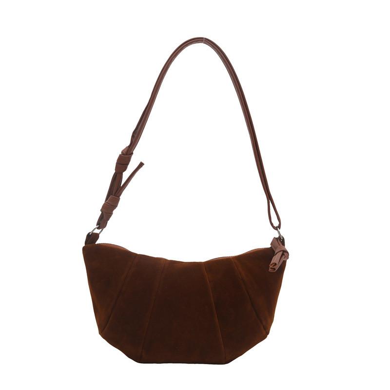 Fashionable Minimalist Women's Handbag In Black And Brown Stylish Versatile Design