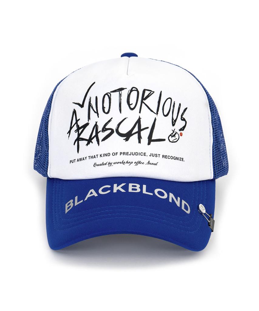 BLACKBLOND Vividi Rescul Trucker Mesh Cap (Blue)
