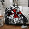 1pc Resident Evil Soft Comfortable Blanket Digital Print, All Season Multipurpose Knit Fabric Bedding, Office, Sofa Home Decor Blanket