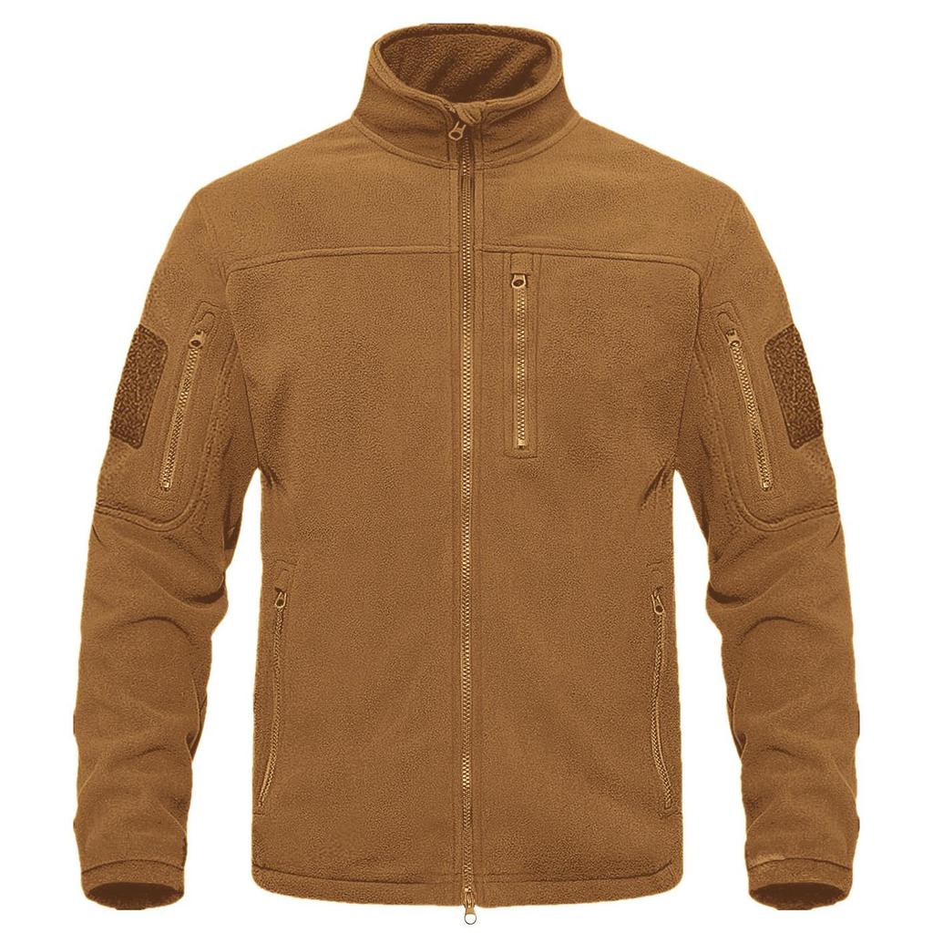 Spot TAD Men's Tactical Fleece Jacket - Warm Stand-up Collar for Autumn/Winter Outdoor Sports and Mountaineering