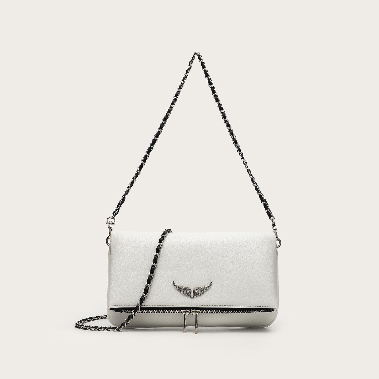 The BAY Franse Klassieke Echt Lederen Kleine Crossbody Tas - Europese & Amerikaanse Mode