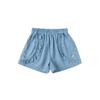 Balabala Girls' Embroidered A-Line Denim Shorts