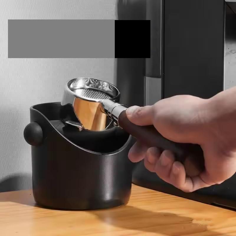 zmart Coffee Grounds Bucket, Home Espresso Machine Handle, Knock Box, Container Organizer, ABS Grounds Slot, Waste, Grounds Recycling Bin, Coffee