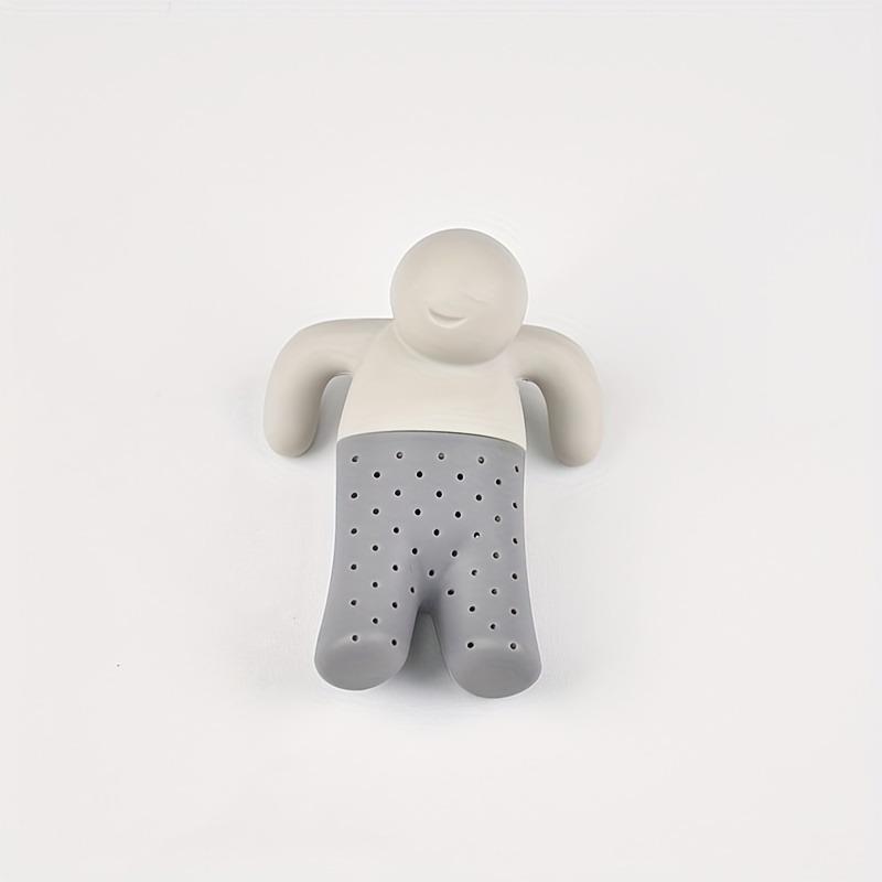 Creative Little Man Tea Filter, Abstract Mr.Tea Design, Tea Separation Gadget for Office Lazy Tea Lovers