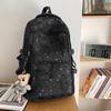 Schoolbag New 1011 High-value Schoolbag Women's High-value Ridge Protection Travel Backpack Simple Large-capacity Backpack