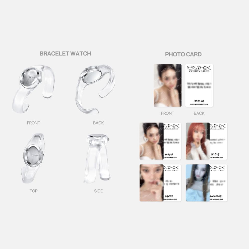 Pre-order 2025 aespa LIVE TOUR SYNK: aeXIS LINE Bracelet Watch Set