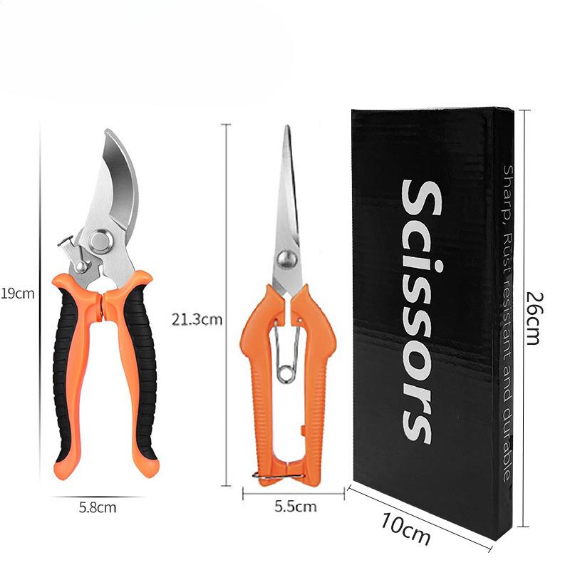 Gartenschere Set Professionelle Scharfe Bypass-Gartenschere Baumschneider Sekateure Handschere Für Garten Schnabelschere