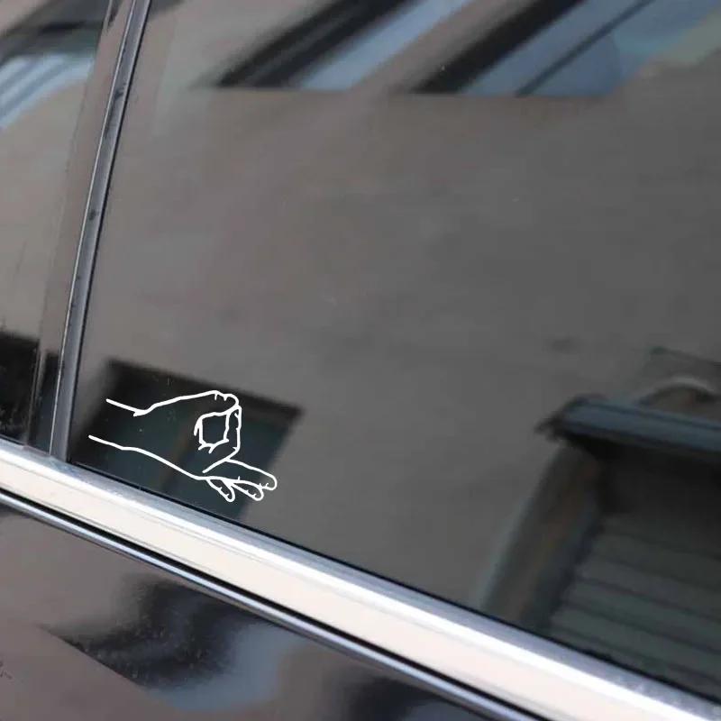 Motorcycle Personalized OK Gesture Body Stickers Styling Removable Waterproof Vinyl Decal Car Accessories