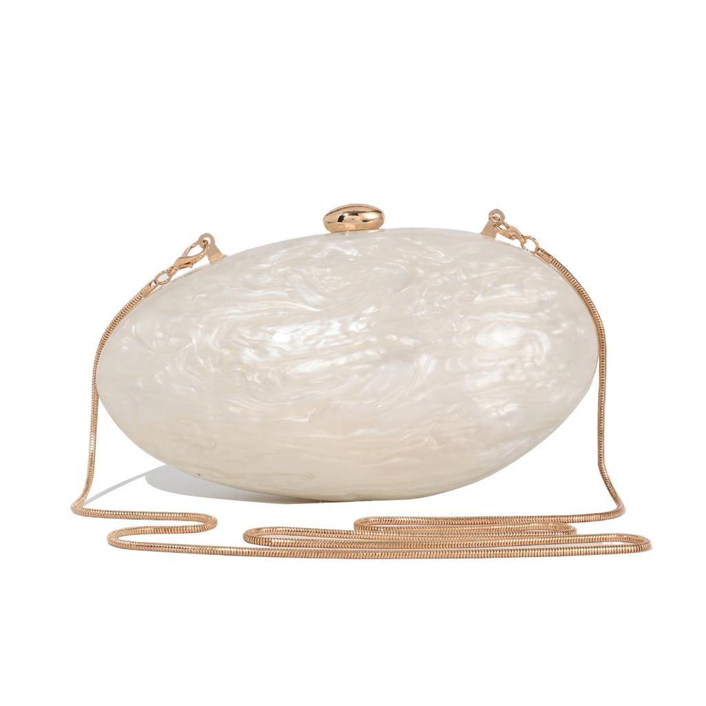 Fashion Acrylic Shell Clutch Evening Bag Shoulder Crossbody Bags With Medium Size Backpack Women Luxury Brand 2025 Shopping Cute