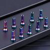 10Pcs Bicycle Spoke Caps Aluminum Alloy 14G Cycling Wheel Spoke Nipples Bicycle Spoke Nipples End Tips Bike Accessories