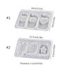 Resin Silicone Molds Quicksand Casting Molds Epoxy Resin Shaker Mold for Pendant Jewelry Decoration Crafts Making DIY