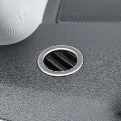 Stainless Steel Dashboard Air Vents Circles Decoration Cover Trim For Mercedes Benz E Class W212 2009-2015 Interior Accessories
