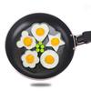 12/14/16cm Mini Frying Pan Non-Stick Thickened Stainless Steel Frypan Pot Stir Fried Non Stick Pot Kitchen Cookware Random Color