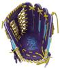Rawlings PRO EXCEL Wizard COLORS Baseball Glove for Throw HOH® #02 (GR5FHW2CB88MG) Outfielders, Purple/Sax, 12.5 Inches, Right-Handed