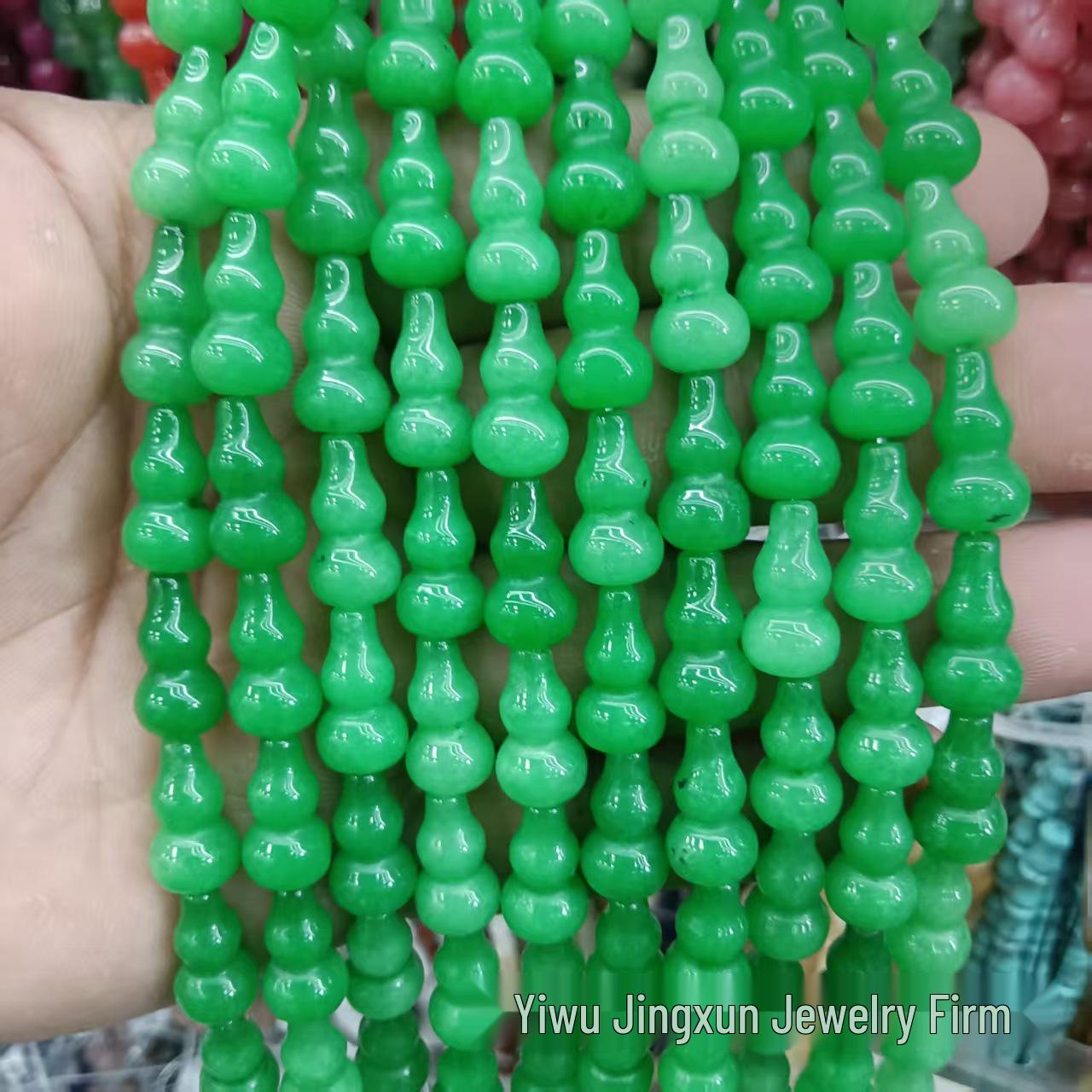 

8x15 Natural Amethyst Agate Gourd Loose Beads for DIY Bracelets and Necklaces 8x15mm, about 26 pieces per strand