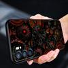 Mechanical Gear Pattern Phone Case For Oppo A17 A31 A54 A57 A78 A79 A98 Find X5 X6 Reno 6 7 8 10 11 12 13 F Pro Soft TPU Cover