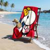 Usa Fc Fashion Beach Towel: Ideal for Summer Adventures Soft, Absorbent and Quick Drying Suitable for Swimming and Bathing