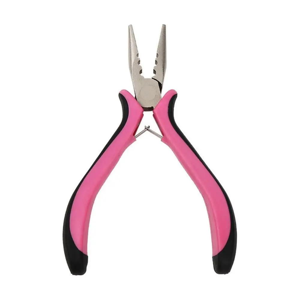 Professional Hair Extension Pliers Steel Tongs 3 Holes Pliers Durable Steel Puller for Nano or Micro Ring