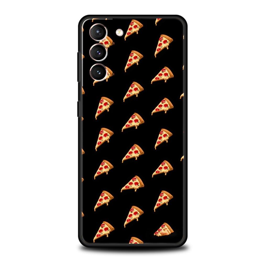 

Phone Case For Samsung Galaxy S25 Edge S24 S23 S22 S21 Ultra S20 FE 5G S10 S10E S9 Plus Soft TPU Cover Pizza Best Friends Galaxy S24 Ultra