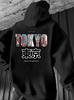 Men's "crane" Printed Sweater 13 Colors Casual Daily Drawstring Hooded Breathable and Comfortable
