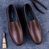 Style Male Casual Shoes Comfortable Loafers Luxury Genuine Leather Men's Driving Shoes Business Moccasins Slip On Flats