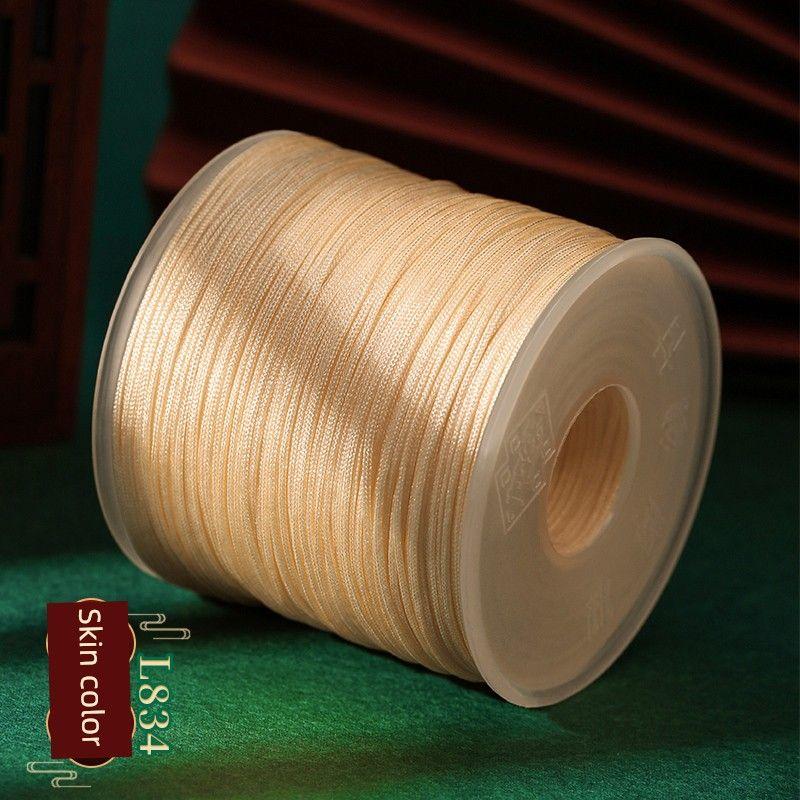 

Драконий узел №. 72 Нефритовая нить Нить для ручного вязания Шнурок для кулона Красная линия Веревка Плетеная нить Браслет Цепочка на запястье Материал для DIY 1 L834 skin color