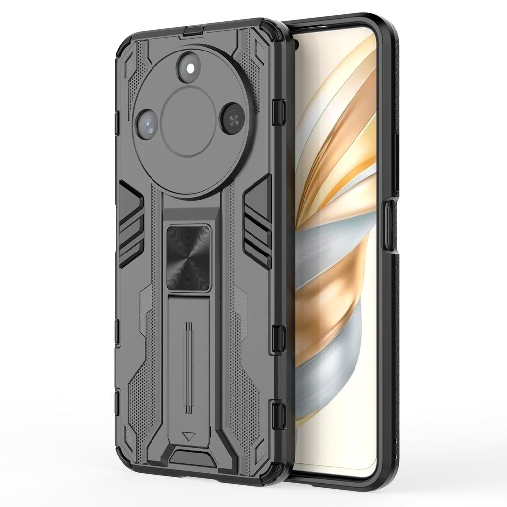 For Honor X60 5G Case PC+TPU Shockproof Phone Cover with Kickstand