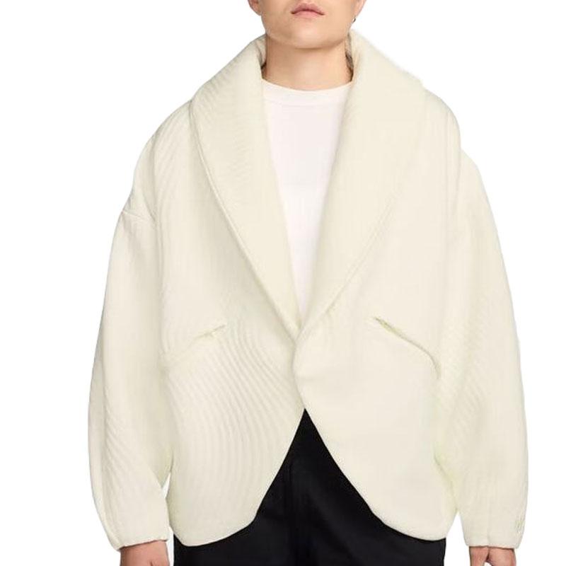 Nike Jackets Women s Ecru Lapel Moderate Other HF9599-133 L