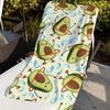 Süßes Avocado-Muster Handtuch Schnelltrocknend Strandhandtücher Sind Geeignet Für Schwimmbäder Camping Yoga Und Das Fitnessstudio