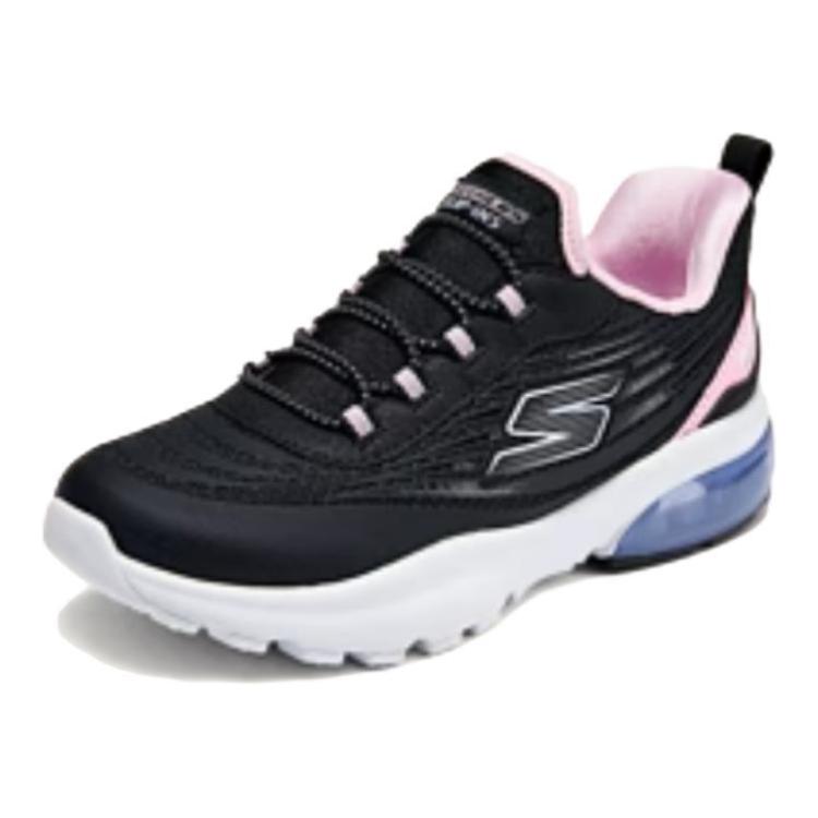 Skechers Girls Non-Slip Durable Low-Top Casual Shoes Kids sneaker Black 303944L-BLK