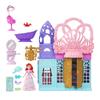 Mattel Disney Princess Ariel's Relaxation Spa Playset Stackable Castle Series Mini Doll JLT64 Blue For Ages 3 and Up