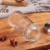 Baijie Glass Spice Shakers with Stainless Steel Lids, 4-Pack