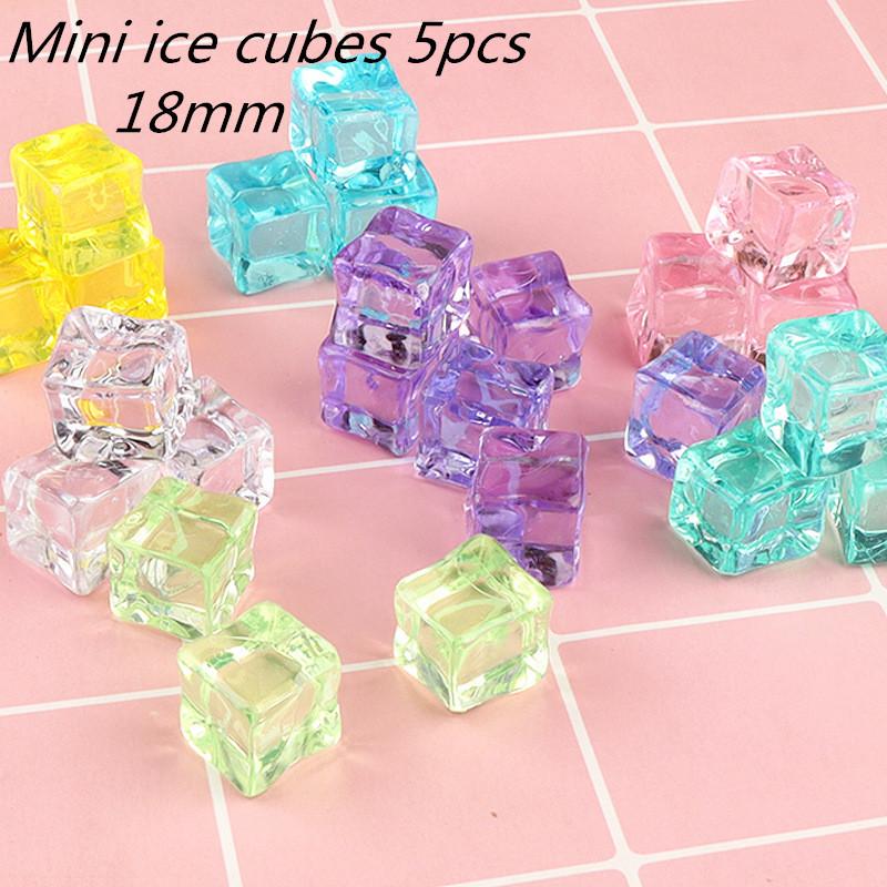 Jucărie Fidget Jucării Mini Squishy Cub de Gheață Mochi Mingie Anti-stres Jucărie Kawaii Cub Transparent lăbuță de pisică pește Jucărie de Strâns pentru Ameliorarea Stresului