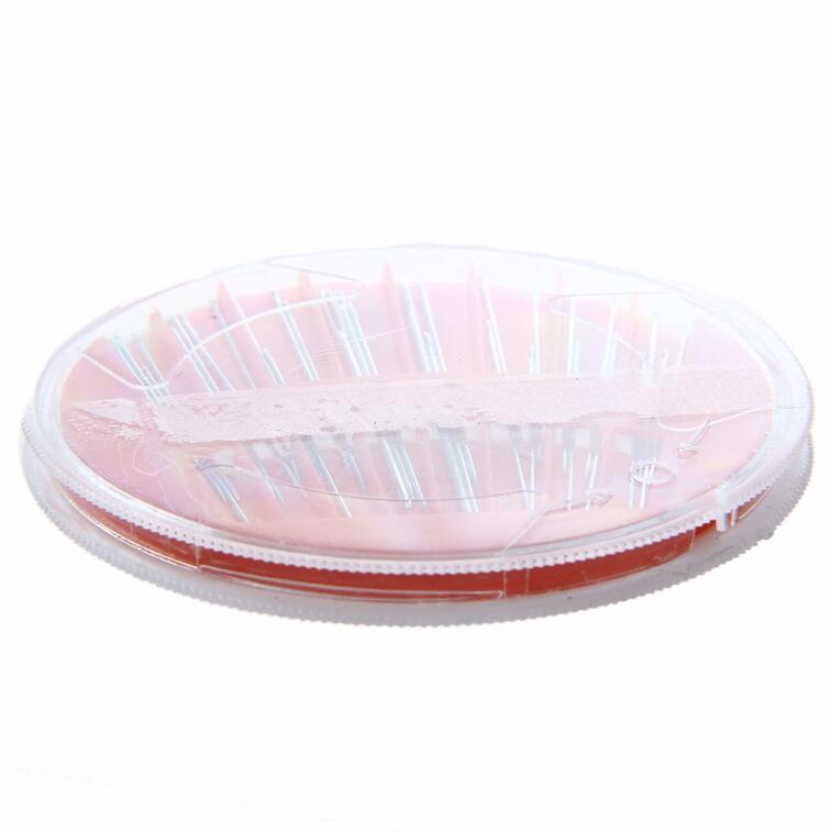 64 Pcs Sewing Thread Spools Travel Sewing Kit Measure Scissor Thimble Thread Needle Storage Box