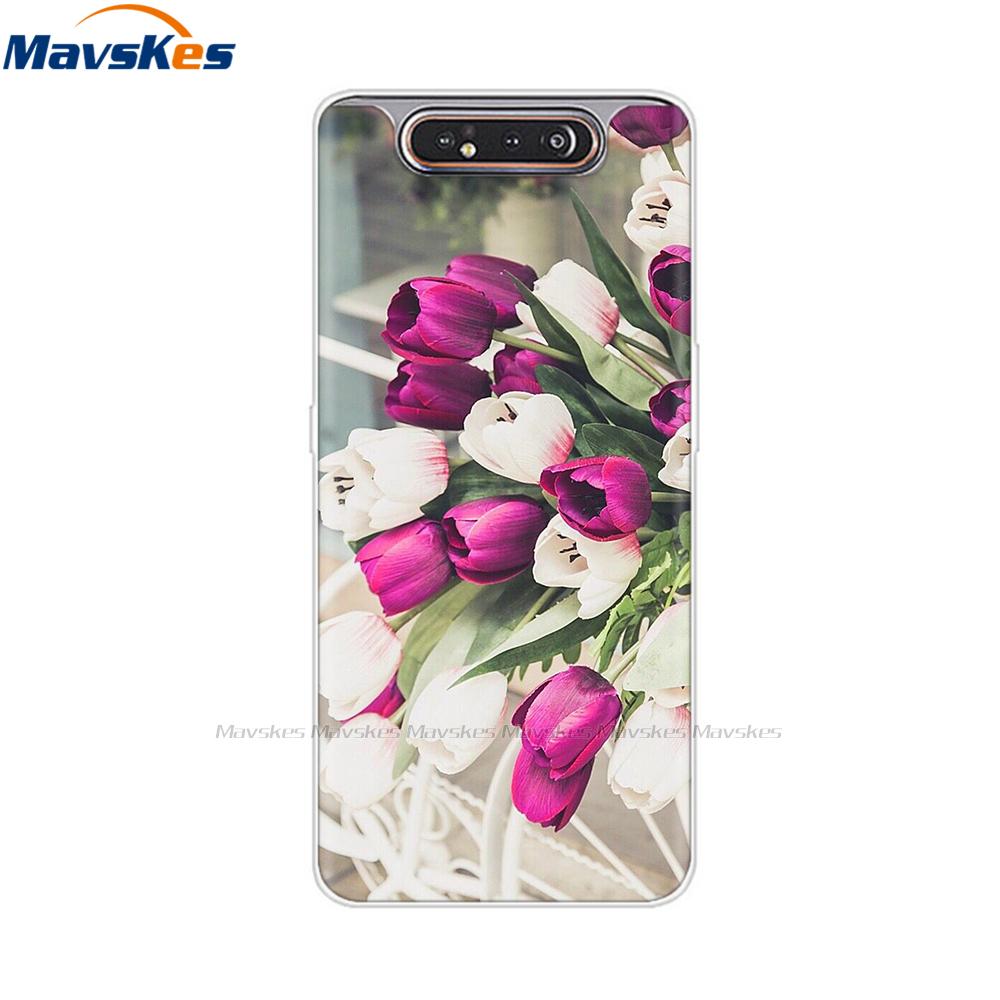 Per Samsung Galaxy A80 Custodia A805 Silicone Morbido TPU Custodia per Telefono Per Samsung A80 2019 A 80 GalaxyA80 A805F A805 SM-A805F/DS Copertura