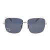 Celine Rectangle Sunglasses With Mirror Leg Letter Detail Unisex sunglasses Silver MIINTO-46828D83FED7CCDE3CCA