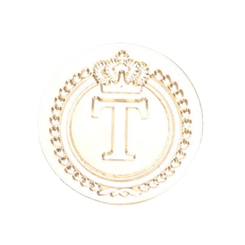 

Crown Letters Sealing Wax Stamp Brass Head English Letters Wax Seal Stamp Decorative Seal for Scrapbooking Decorations