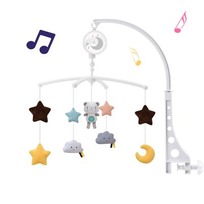 Baby Crib Mobiles Rattles Music Educational Toys Bed Bell Carousel for Cots Infant Baby Toys 0-12 Months for Newborns