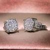 1 Pair of Fashionable Earrings for Women, Set with Synthetic Zircon Earrings, Suitable for Daily Casual Wear and Holiday Gift Giving