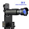 36X teleskopický zoomový objektiv Monokulární objektivy pro fotoaparát mobilního telefonu pro iPhone Samsung Smartphony Pro kempování Lov Sport