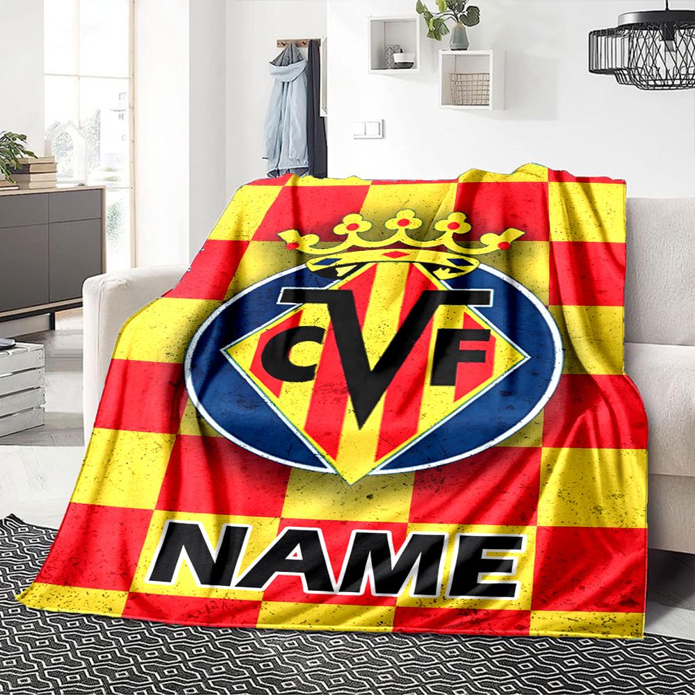 Custom Name Argentina Football Crest Blanket for Couch & Bed, Plush Cozy Fuzzy Blanket Super Soft & Warm Blankets for Fall and Winter. 0908222