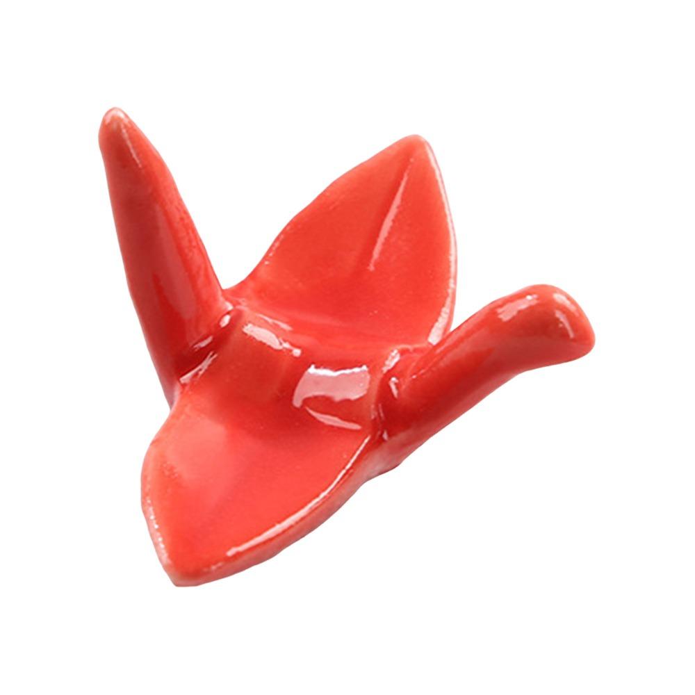 1pcs Desktop Decor Ornament Chopstick Holder Paper Crane Shape Chopsticks Pillow  Desktop