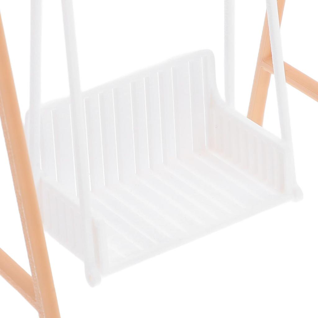 TOYANDONA Mobili in Miniatura per Casa delle Bambole Sedia a Dondolo Modello a Dondolo in PLA Accessorio Gioco Interattivo Decorazione Cortile Casa delle Bambole Il Mio