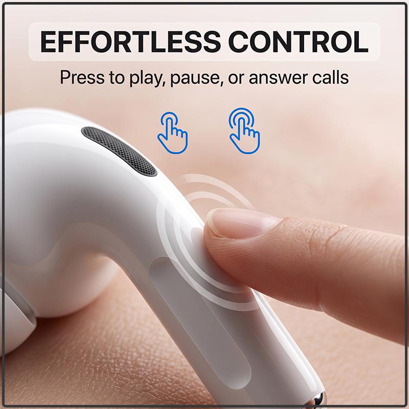 Air Pro 3 True Wireless Earbuds Lightweight Pocket Size All-Day Comfort 6 Hours Playtime Noise Isolation Bluetooth Earphones