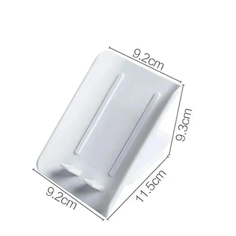 1 Pcs Multi Functional Bathroom Home Creative Vertical Geometric Soap Rack Ornaments Anti Slip Drainage Accessories Supplies