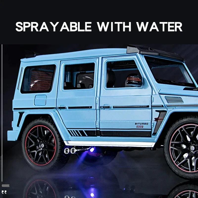 1/18 Großes G800 SUV Geländewagen Legierung Modellauto Sprühbares Spielzeugauto Diecast Fahrzeugmodell Spielzeug Sound Licht Auto Geburtstagsgeschenk Für Kinder